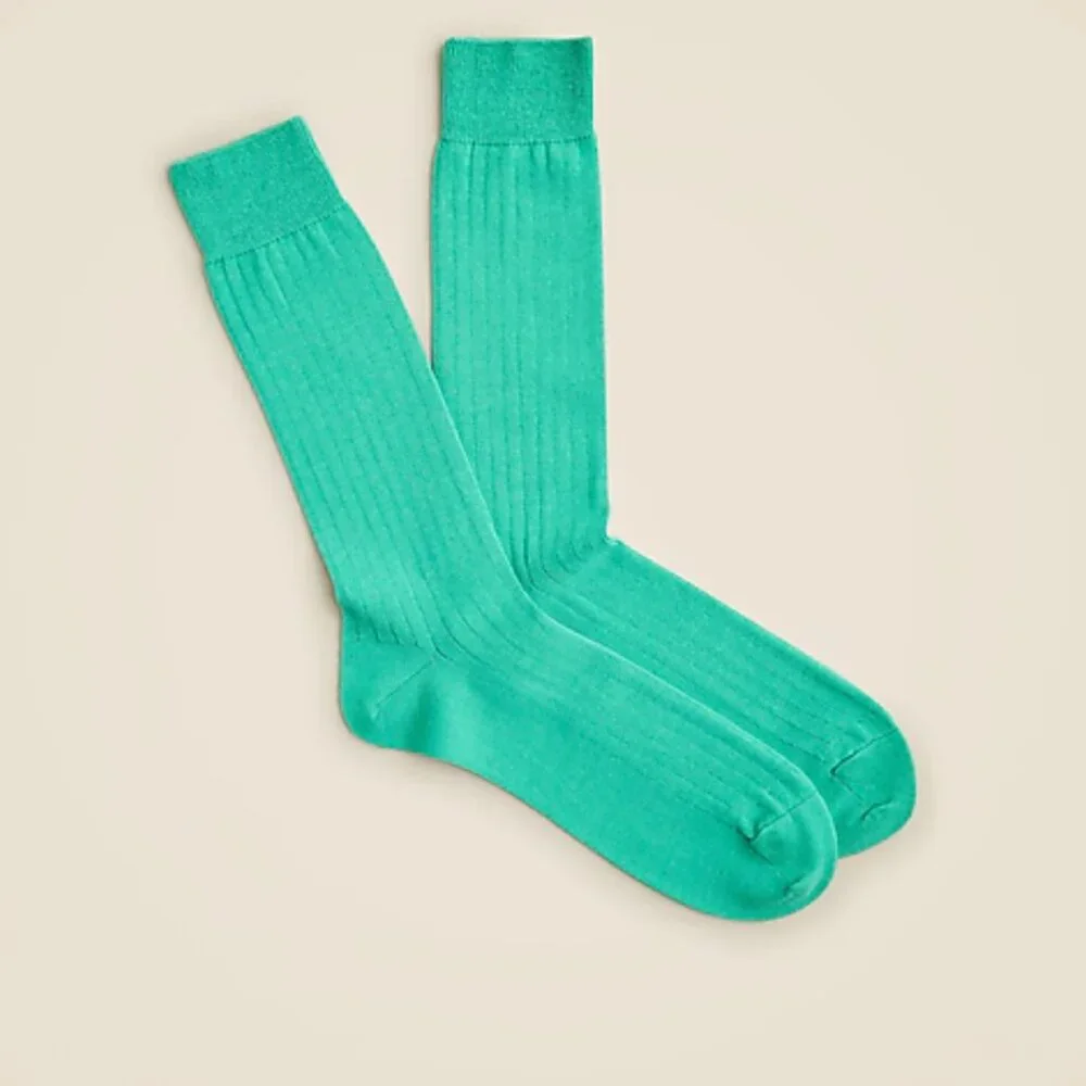 J. Crew red and green dress socks NWT